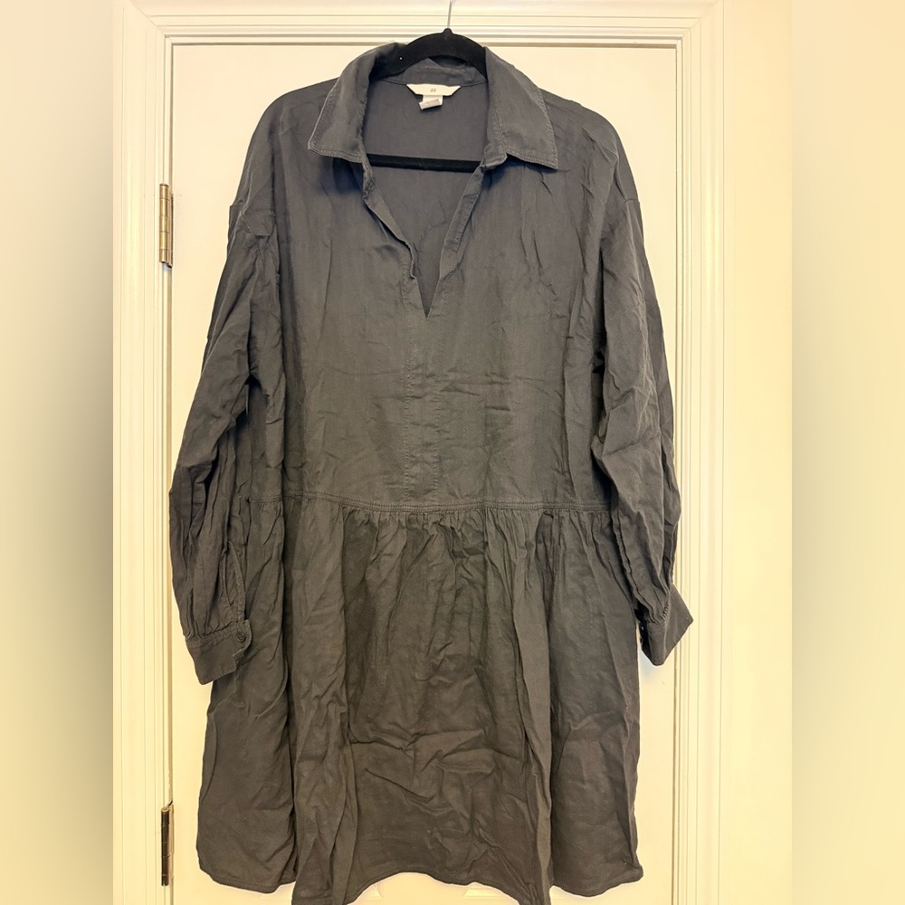 Black Linen Dress